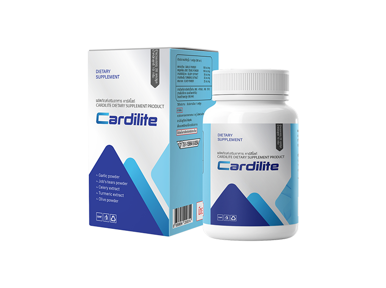 Cardilite อาหารเสริมดูแลความดันโลหิตและหัวใจ